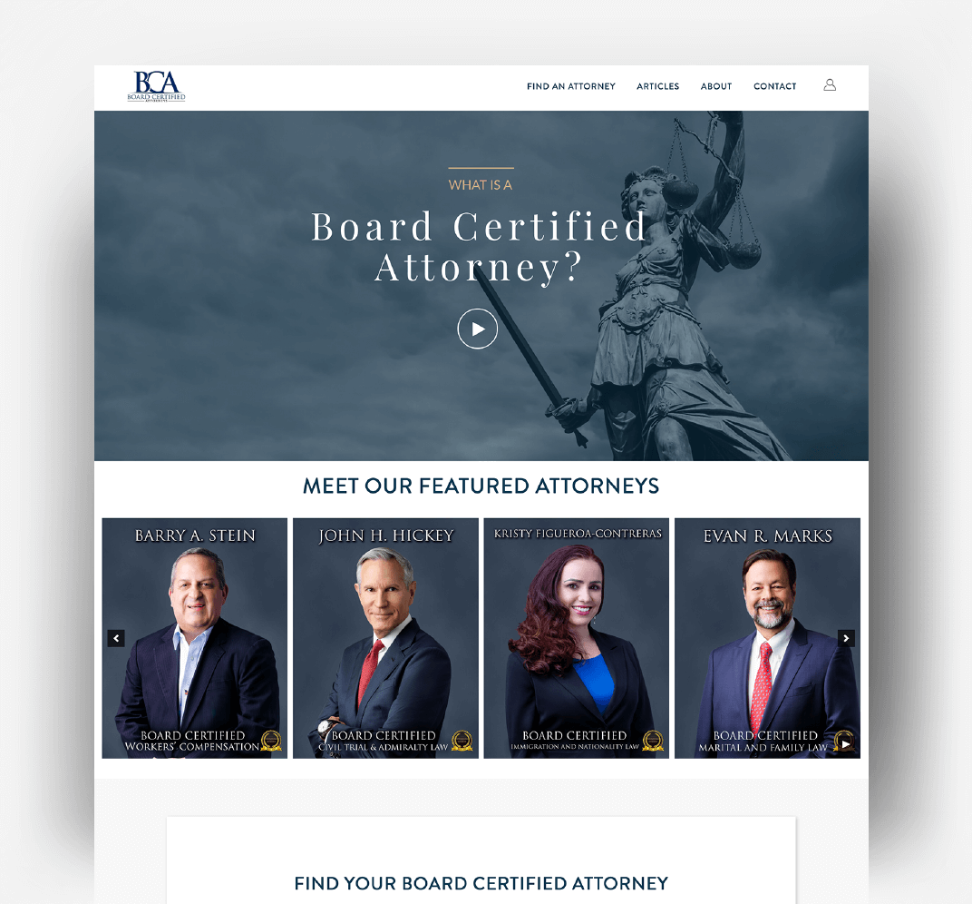 Board Certified Attorneys Image